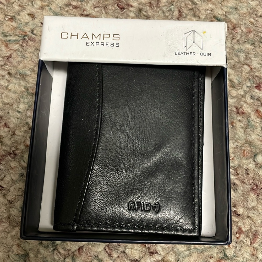 New leather rfid blocker wallet